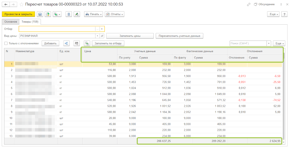 Теперь при инвентаризации можно видеть, не просто есть недостача 5 шт. товара, а сколько это в рублях..png